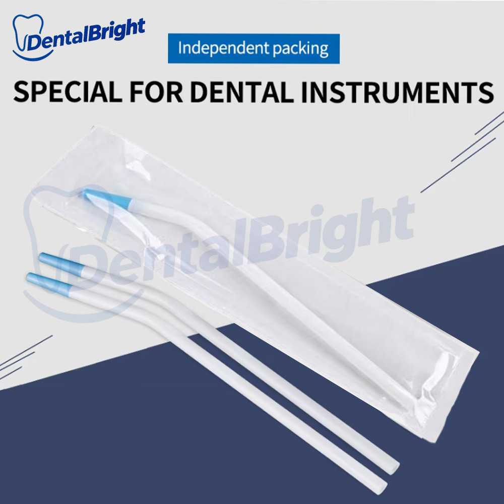 20pcs Disposable Dental Clinic Surgical Suction Tips Dental Surgical Aspirator Suction Tube Clinic S
