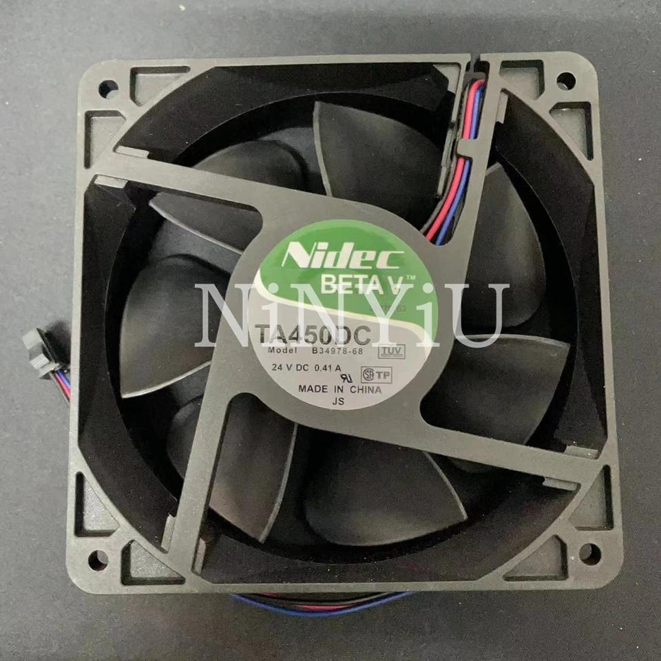 【QJ】พัดลมทำความเย็น TA450DC Nidec สำหรับ Mindray BS800 BS-820 BS820 B-800