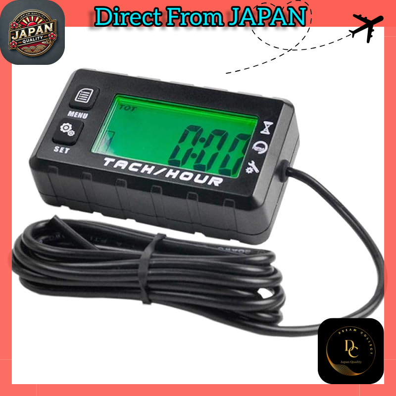 Hour meter for motorcycles; digital tachometer for tillers; engine hour meter for generators. Univer