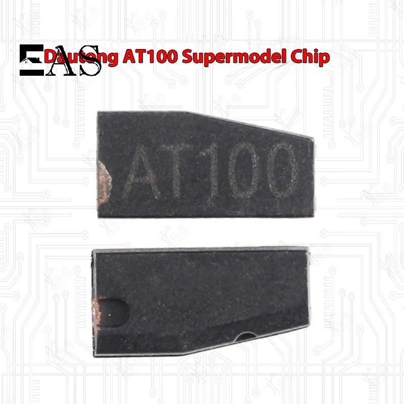 [EA] 1/5 ชิ้นยานพาหนะอุปกรณ์เสริมการเขียนโปรแกรมกุญแจ AT100 Universal Super Transponder ชิปสําหรับ X
