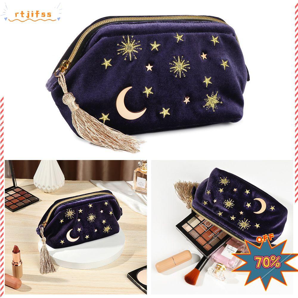 RTJIFSS99 Star Moon Pattern Women Gift Travel Portable