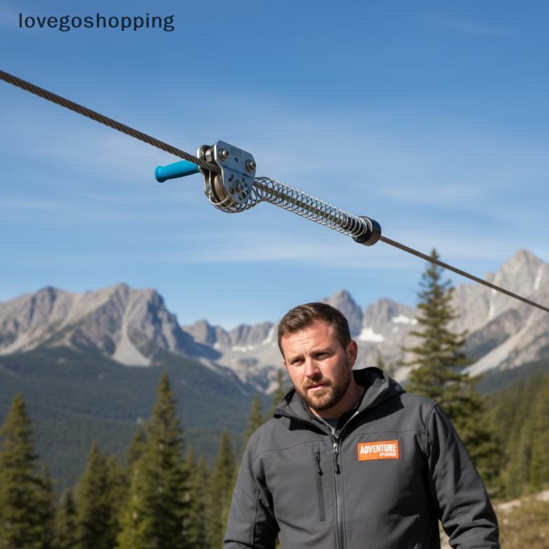 [LGO] ใหม่ Zipline ฤดูใบไม้ผลิเบรคสแตนเลสสายซิปสปริงเบรค Heavy Duty Zipline เบรคลดความเร็วสปริงเบรค 