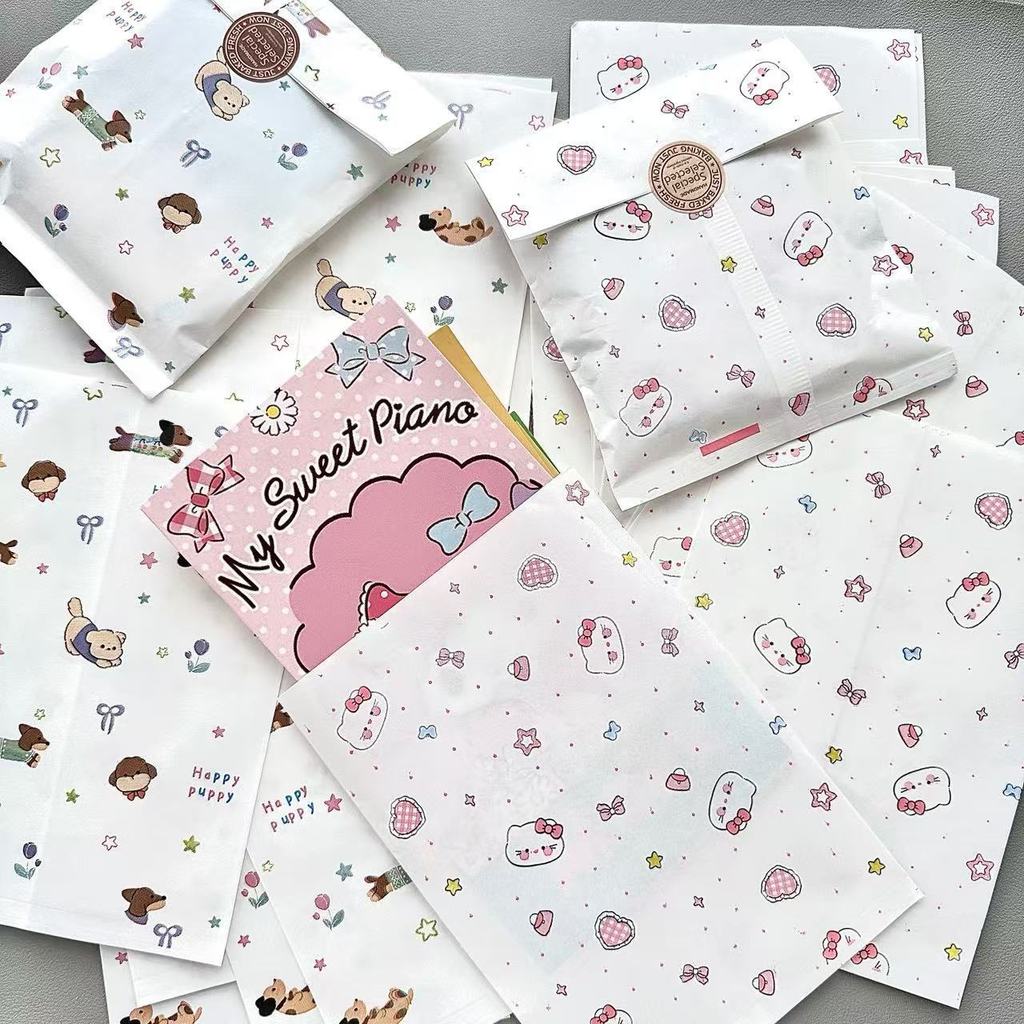 Bow Puppy Cat Paper Bag Out of Card Packing Handbook Gift Bag Packing Bag Candy Packing 9.4