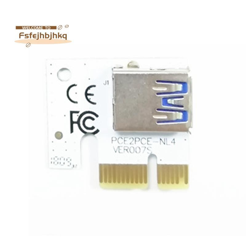[fsfejhbjhkq]10 ชิ้น PCI Express Riser การ์ด PCI 1X PCI-E X1 Riser 90 องศาแปลงการ์ด USB 3.0 สําหรับ 