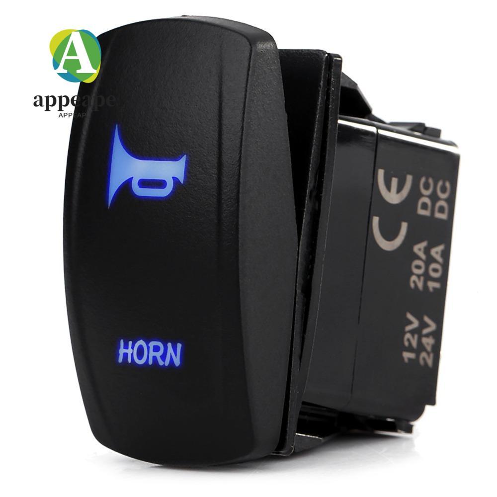 APPEAPE Rocker Toggle Switch, 12V-24V 3 Pin On Rocker Switch, การออกแบบกันน้ําสากลบนฟังก์ชั่น 3 Pin 