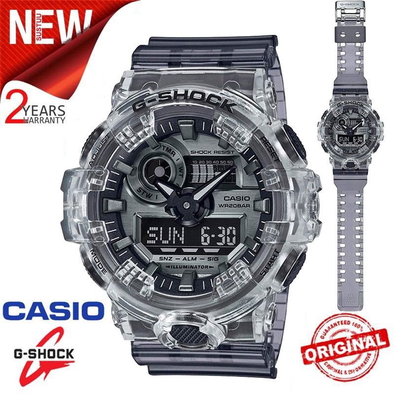 QIXIAO (คลังสินค้าพร้อม) Original G Shock GA110 Men Sport Watch Dual Time Display World Time LED Aut