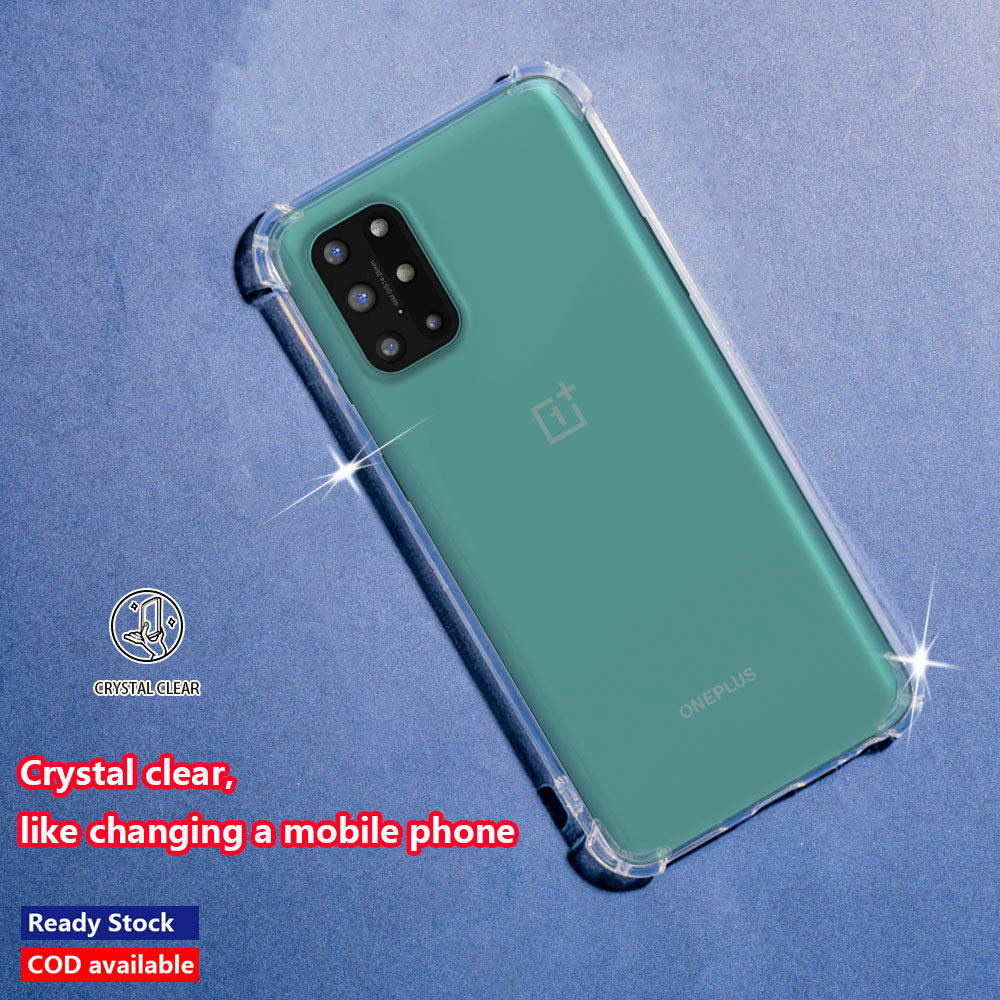 สําหรับ OnePlus 8T 8T + 5G KB2001 KB2000 KB2003 KB2005 KB2007 คริสตัล Clear Jelly กรณี Air-Guard มุม