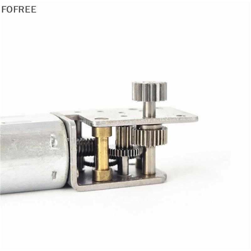 FOFREE DC 3V 3.7V N20 Mini เกียร์มอเตอร์ 20RPM ความทนทานสูงเกียร์โลหะสําหรับ Micro Robot รถโครงการ D