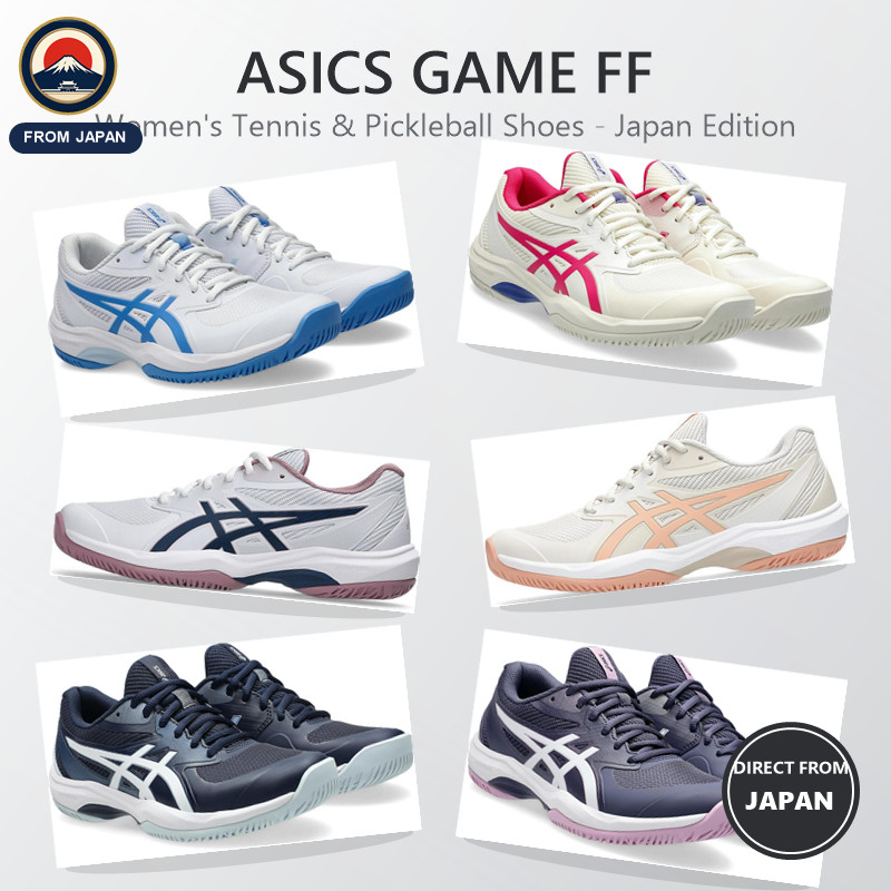 ASICS GAME FF Women's Tennis & Pickleball Shoes 1042A281 in 6 Colors, Japan Edition E Width