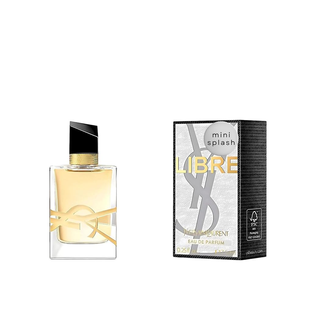 Yves Saint Laurent YSL LIBRE น้ําหอมสําหรับผู้หญิง Mini EDP Splash 0.25 ออนซ์