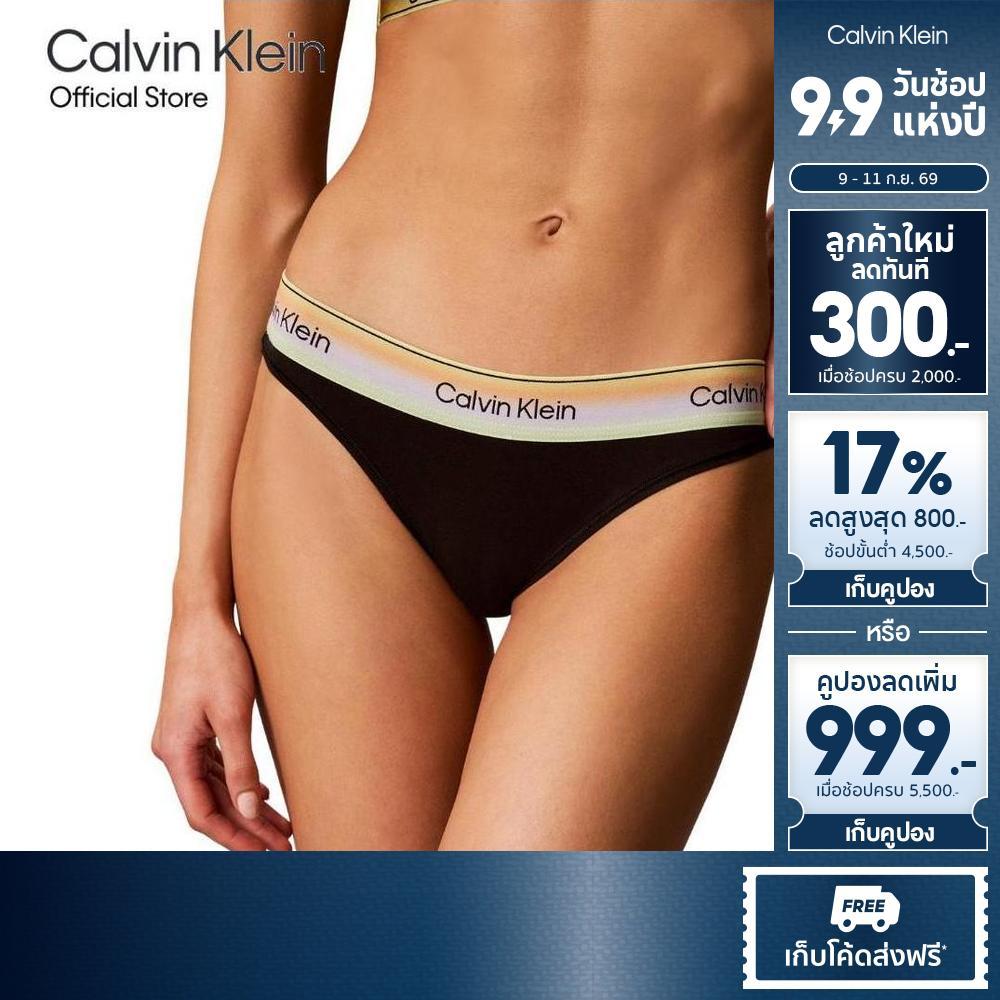CALVIN KLEIN กางเกงชั้นในผู้หญิง Pride ทรง Bikini Briefs รุ่น QF8785 UB1-สีดำ