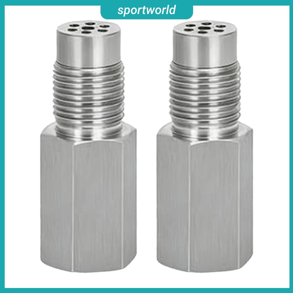 2 ชิ้น O2 Sensor Spacer Bung อะแดปเตอร์ M18x1.5 58 มม.สแตนเลสสตีล Extender ด้านหลัง Downstream Fix ต