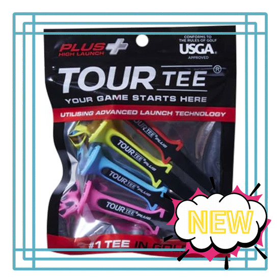 TOUR TEE PLUS HIGH LAUNCH Golf Tees, 4-Pack