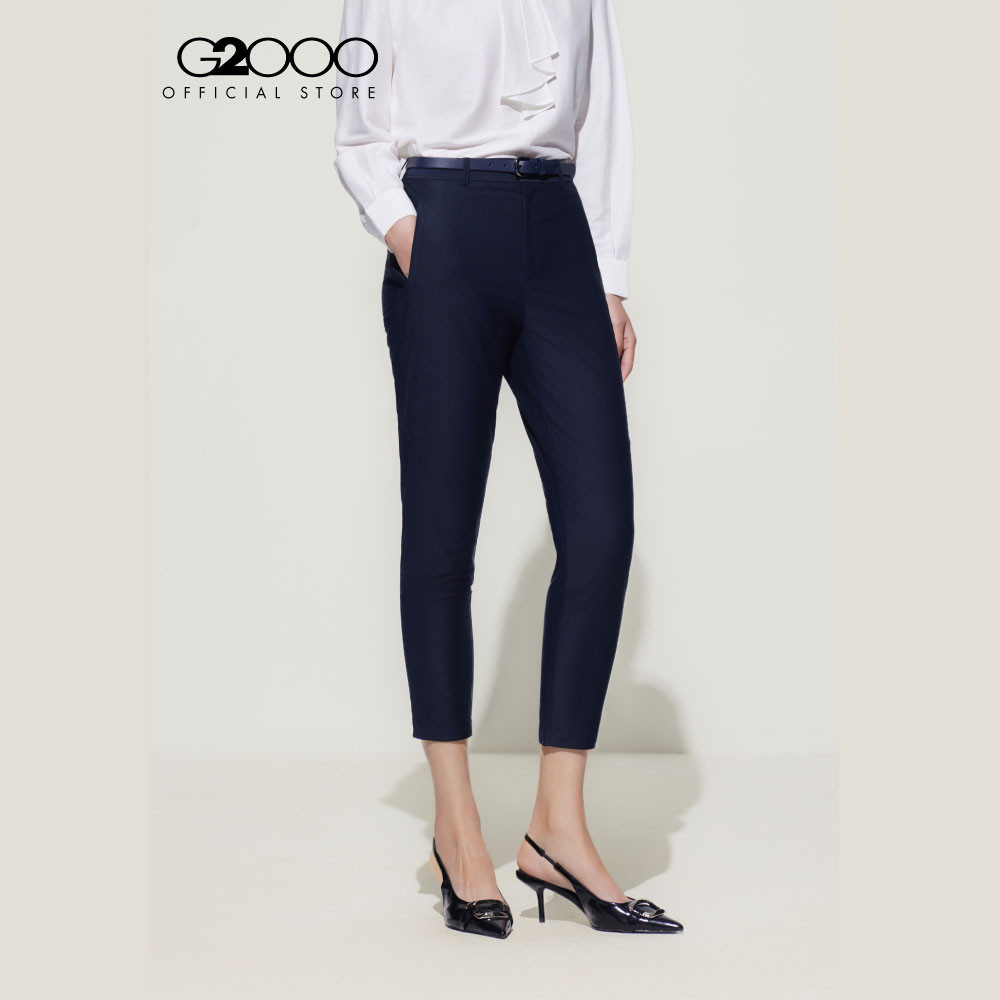 G2000 กางเกงขายาวสำหรับผู้หญิง Capri Skinny Shape รุ่น 5126304879 NAVY
