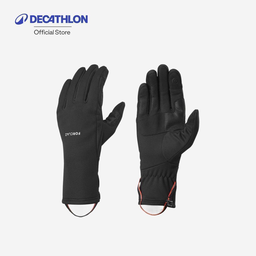 Decathlon Mountain Trekking Tactile Stretch Gloves ถุงมือยืดหยุ่นได้ดีสำหรับการเทรคกิ้งบนภูเขารุ่น M