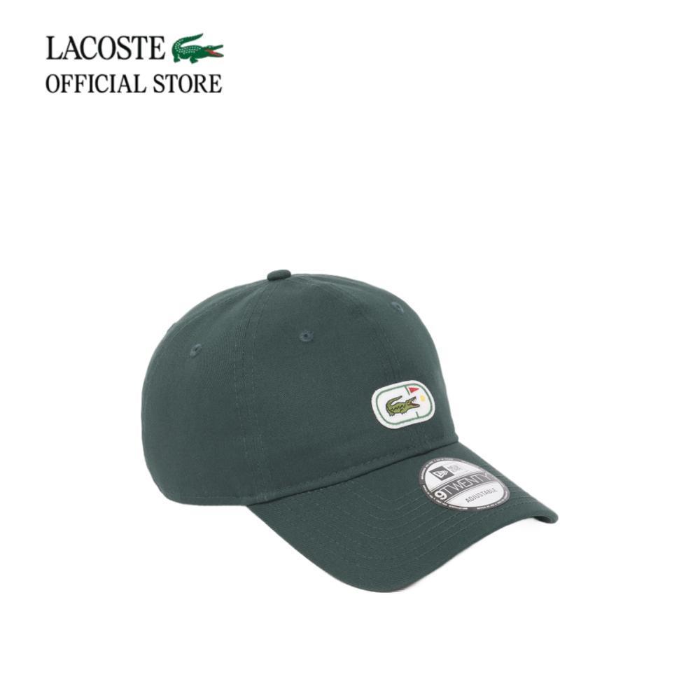 LACOSTE หมวกผู้ใหญ่ LACOSTE X NEW ERA CAP รุ่น RK7304 - GREEN