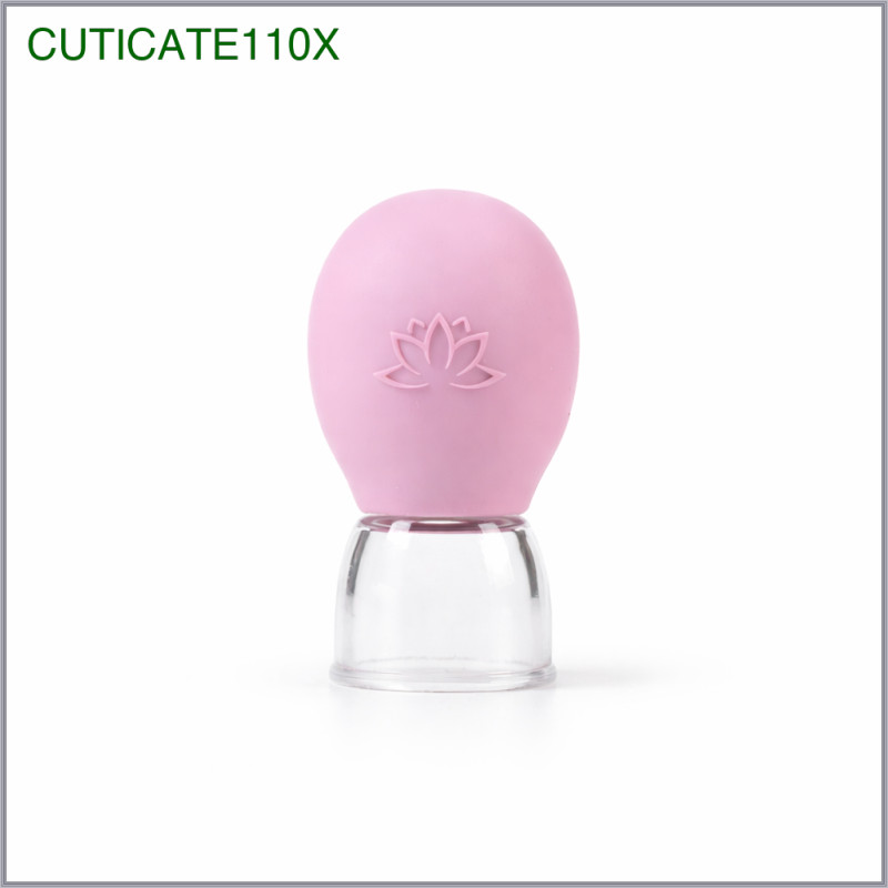 [cuticate110x] Mini Silicone Cupping, Gua Sha Cupping for Facial & Body, กุหลาบใช้งานง่าย
