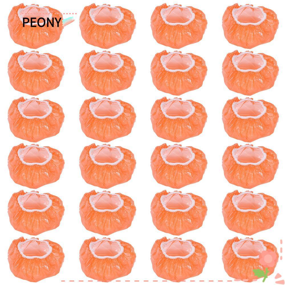 PEONYPAVILION Fire Alarm Dust Cover, Elastic Thicken Smoke Detector, ใช้งานง่ายพลาสติกสีส้มสี Cover 