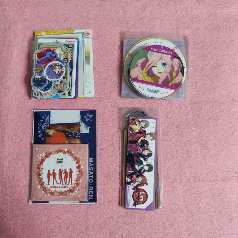 1011 เกมอนิเมะ สินค้าเวอร์ชั่นญี่ปุ่น ก3!The Prince of Songs The Idolmaster SideM Sticker Coaster ฯล