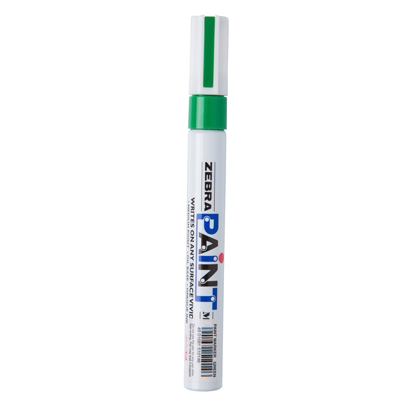 ZEBRA ปากกาเพ้นท์ รุ่น MOP-200 สีเขียว ขนาด 2 มม.