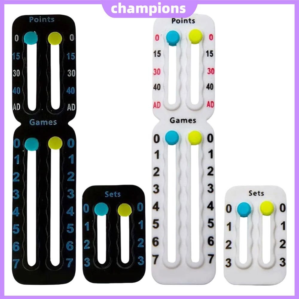 Score Board Counter ขนาดเล็ก 2 ชิ้น พกพาสะดวกสำหรับเทรนเนอร์เทนนิสและPadel[champions.th]