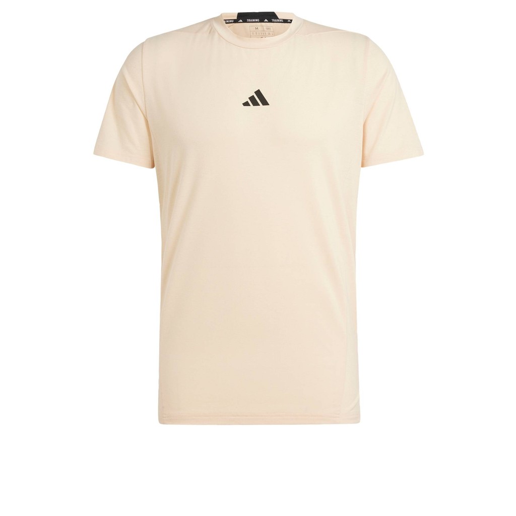 adidas Gym & Training เสื้อยืดออกกำลังกาย Designed for Training ผู้ชาย สีชมพู IS3827 - รูปที่ 2