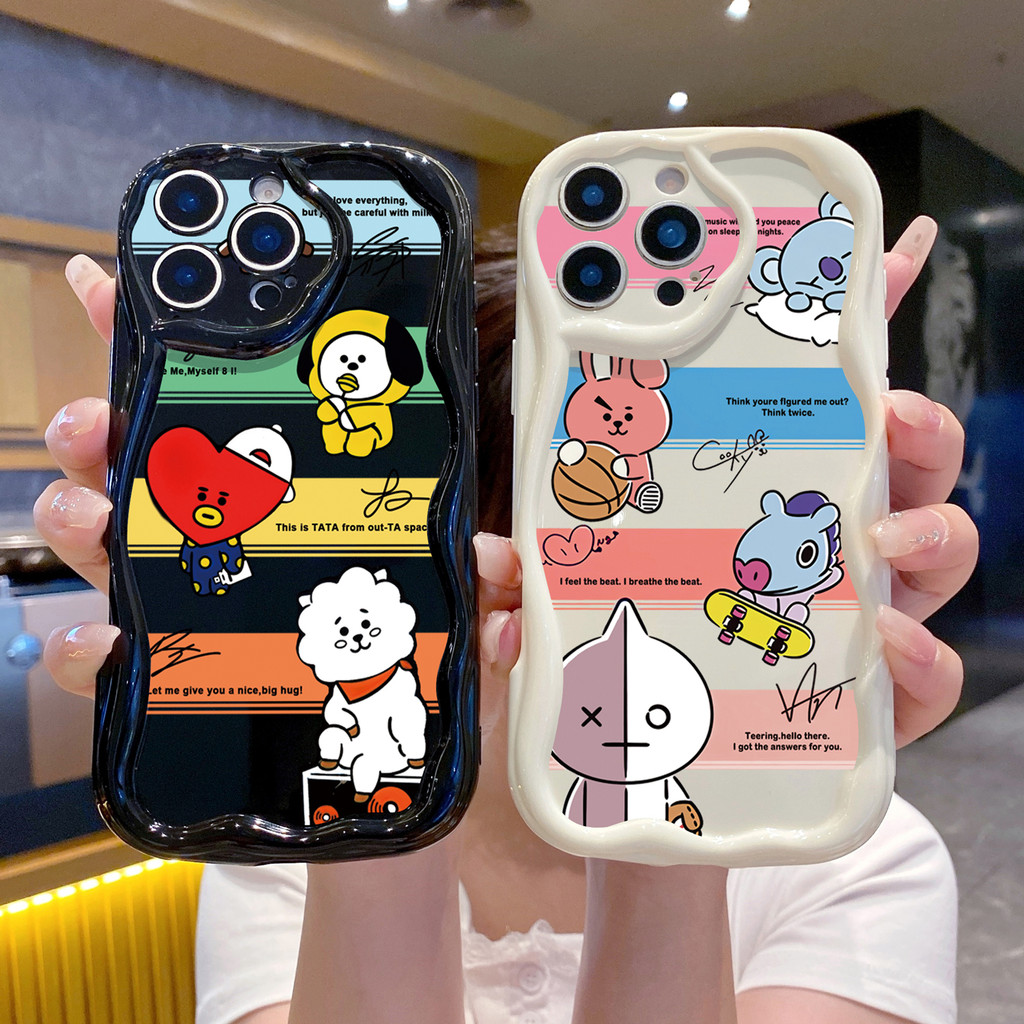 แฟชั่น BTS BT21 เคส Naiyou Cover
