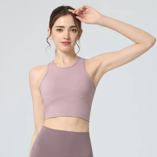 สปอร์ตบราแข็ง-กันกระแทกฟิตเนสเสื้อกล้ามที่มีเบาะในตัวสําหรับรองรับสูงสุดสําหรับเต้นรํา/แอโรบิกชุดออกกําลังกายไร้รอยต่อสําหรับ โค้ง ผู้ห