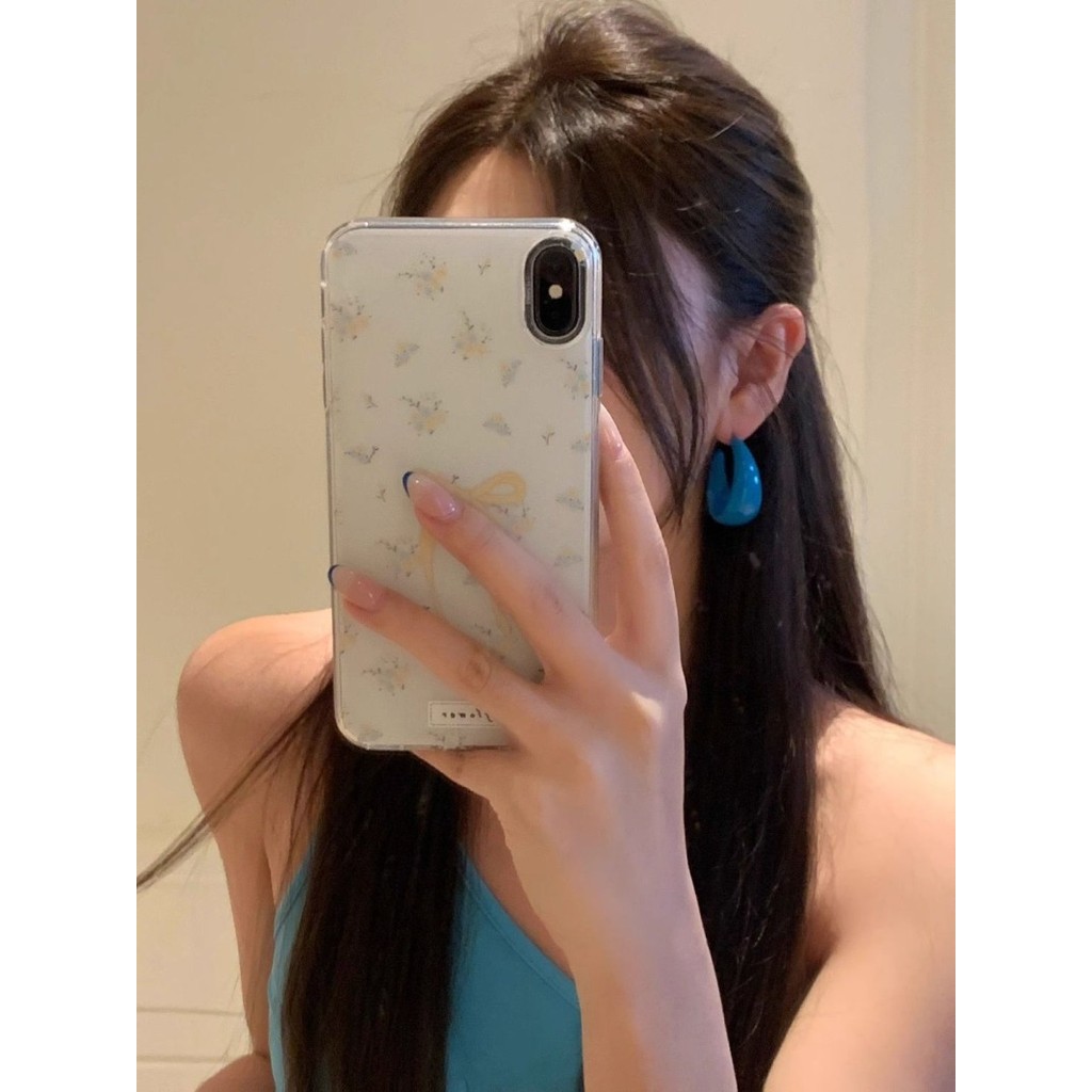 ต่างหูห่วงรูปตัว ค สีกรมท่า สไตล์สวยสำหรับผู้หญิง - รูปที่ 4