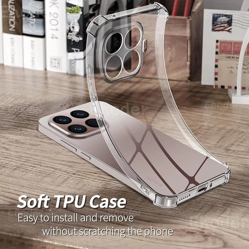 ซิลิโคนใสปลอกอ่อนสําหรับ Xiaomi 15T Pro 4G 5G 2025 TPU ฝาครอบโปร่งใสสําหรับ Mi 15TPro 15 T Xiaomi15TPro Slim เคสกันกระแทก - รูปที่ 6