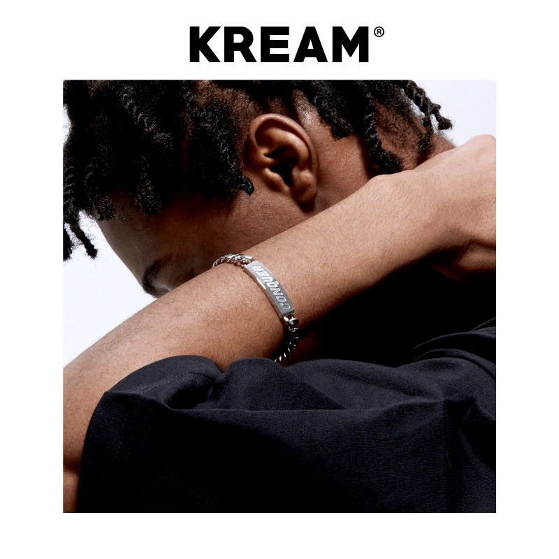 Kream สร้อยข้อมือ Hip Hop สไตล์คิวบา สำหรับทั้งผู้ชายและผู้หญิง