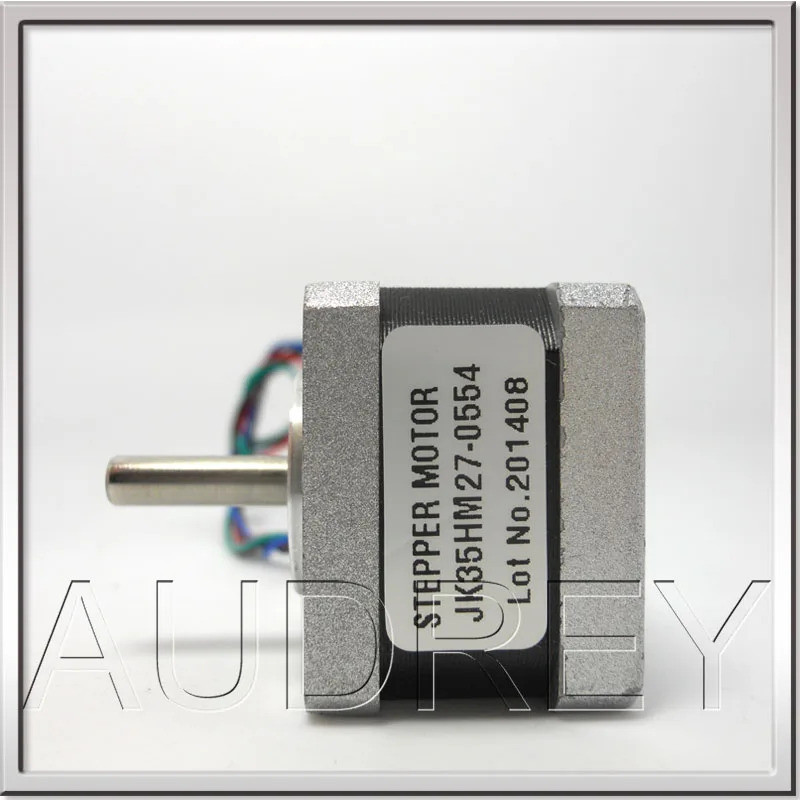 35HM27-0554/0.9 องศา 2 เฟส NEMA14 มอเตอร์สเต็ปไฮบริด 35 มม. 12v 0.55A 4 สาย 900g. ซม. ยาว 27 มม. มอเ