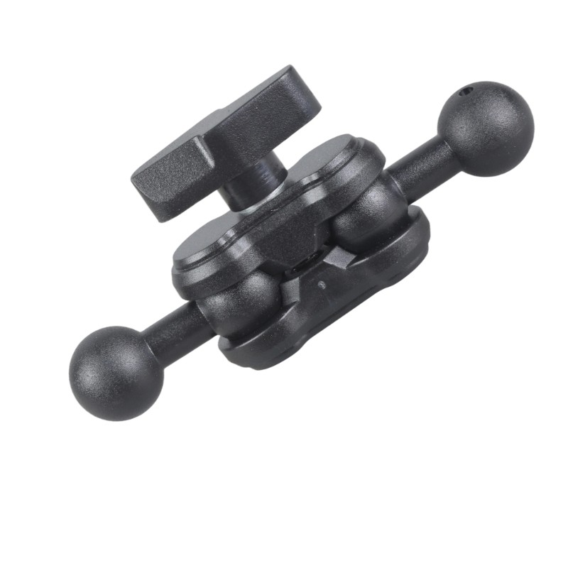 Sun Double Port 17mm Sphere Head Whirling Arm สําหรับสมาร์ทโฟน Display Mount