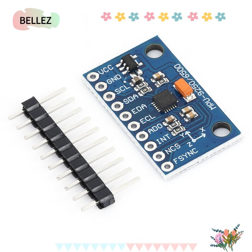 BELLEZ เซ็นเซอร์ 9 แกน, 3-5V 16 บิต Gyroscope โมดูลเซนเซอร์ 9 แกน MPU-9250 GY-9250 โมดูล Acceleromet