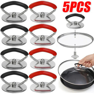 5Pcs Stainless Steel Pot Lid Handle / Universal Lib Cover Replacement Handgrip 