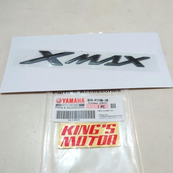 YAMAHA XMAX X-MAX BLACK B74 F173B-20 ORIGINAL YAMAHA LOGO EMBLEM - สีดํา