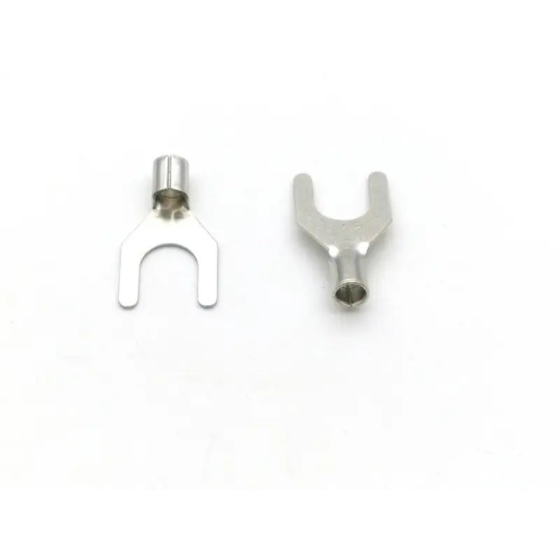 100 ชิ้น BRASS Spade Wire Connector ไฟฟ้า Crimp Terminal