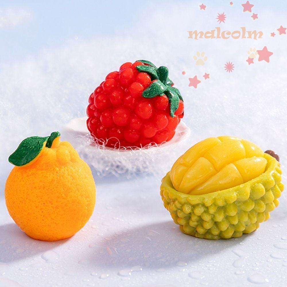MALCOLM Fruit Figurines-miniature handmade toys, cute fruit decorations suitable for children's play