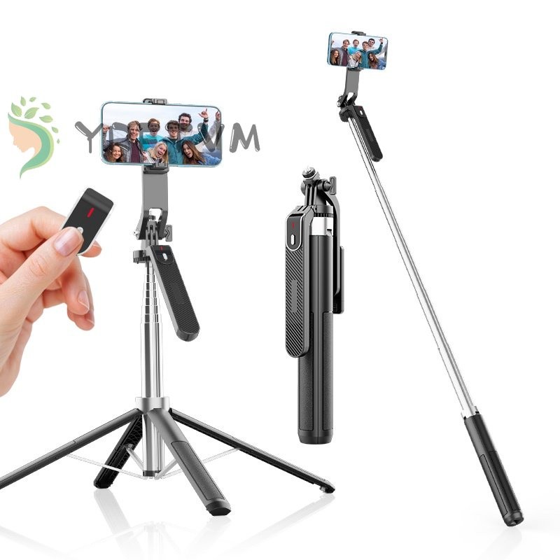 ลดราคา P180 1800 มม.ไร้สาย Selfie ขาตั้งกล้อง monopod ขาตั้งพับ Monopod สําหรับกล้องแอคชั่นสมาร์ทโฟน