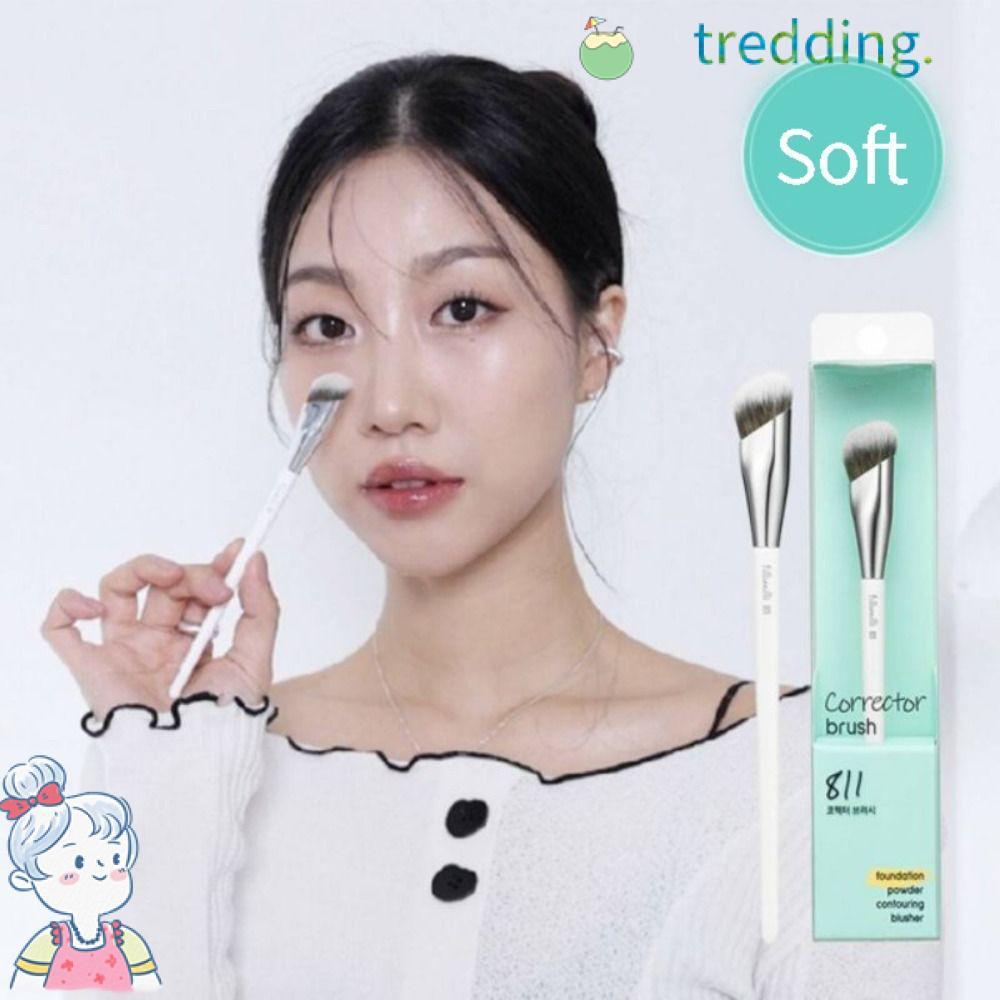 TREDDING491 แปรงรองพื้นหน้า, แปรง Corrector Foundation คอนซีลเลอร์ Corrector, Hot Oblique Head Conto