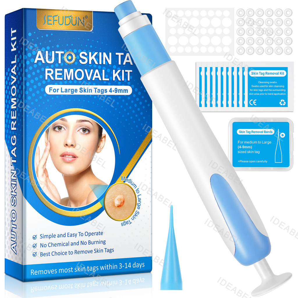 Body Wart Dot Treatment Remover Facial Skin Care เครื่องมือ 2-IN-1 Auto Skin Tag Removal ชุดเครื่องม