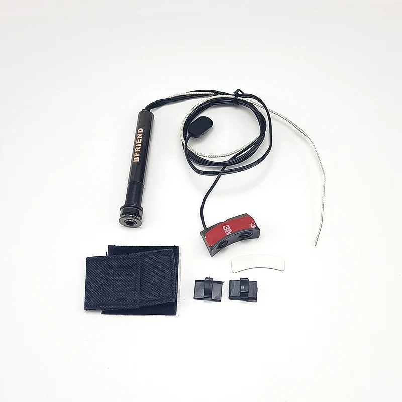 BFRIEND ปากกาสไตล์ Endpin Jack Preamp Pickup Kit สําหรับกีตาร์โปร่ง Endpin Jack Preamp Kit