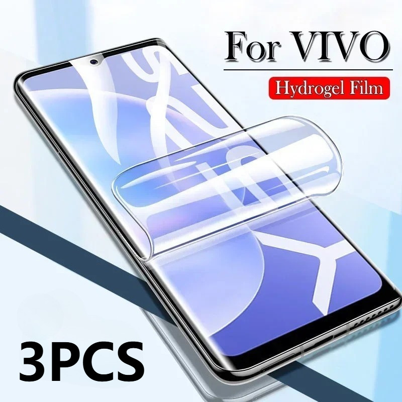 3 ชิ้นคลุมทั้งหมด Anti Spy ความเป็นส่วนตัว Soft Hydrogel ฟิล์มสําหรับ vivo T4x T4R T4 T3x T3 T2x T2 