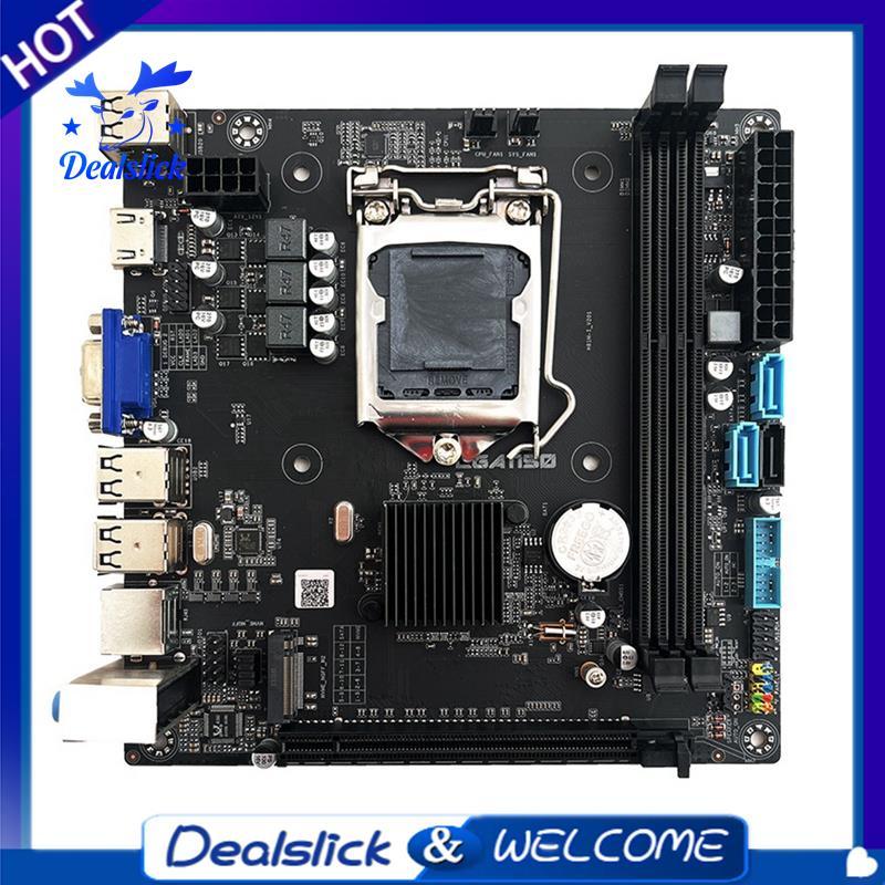 H81M ITX เมนบอร์ดเดสก์ท็อปพีซีแล็ปท็อป LGA 1150 DDR3 16GB M.2 NVME SDD USB 3.0 เมนบอร์ดคอมพิวเตอร์