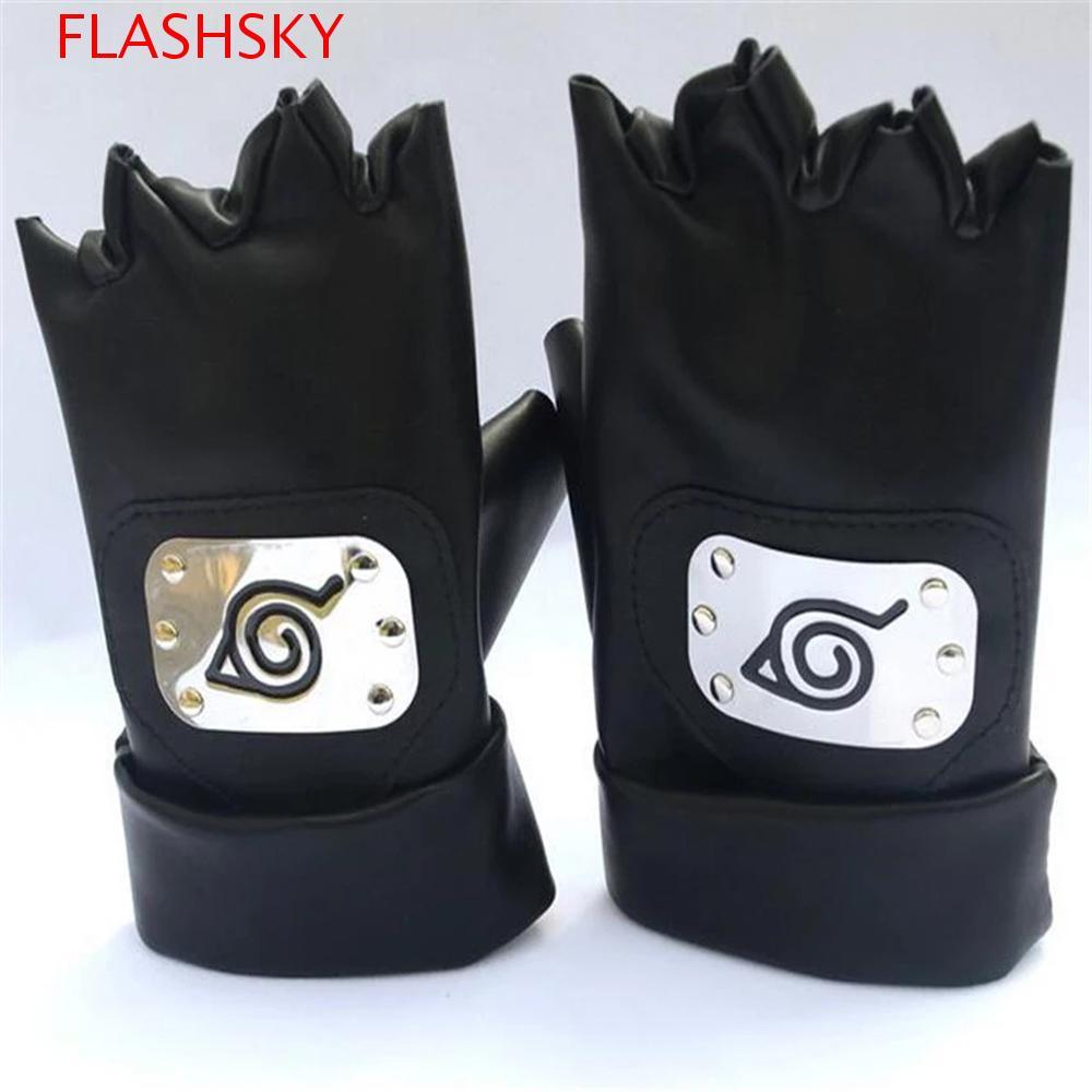 FLASHSKY_props_สำหรับ_Naruto_Fingerless_Props_cosplay_Hatake_Kakashi_สีดำ