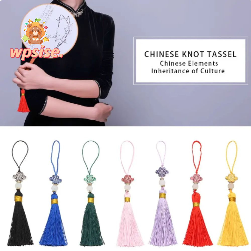 พู่โทรศัพท์แบบจีน สไตล์สวยงามสำหรับเสื้อผ้าและกระเป๋า พร้อมแขวนประดับ