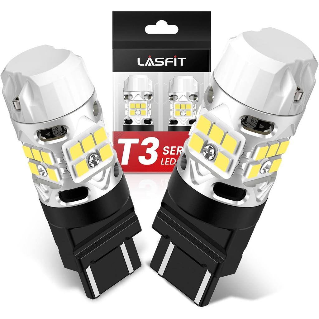 LASFIT T3 WT21W หลอดไฟ LED สํารองย้อนกลับ WT21 WT21W/7W Canbus ข้อผิดพลาดฟรีสําหรับ 2023 2024 Ford M