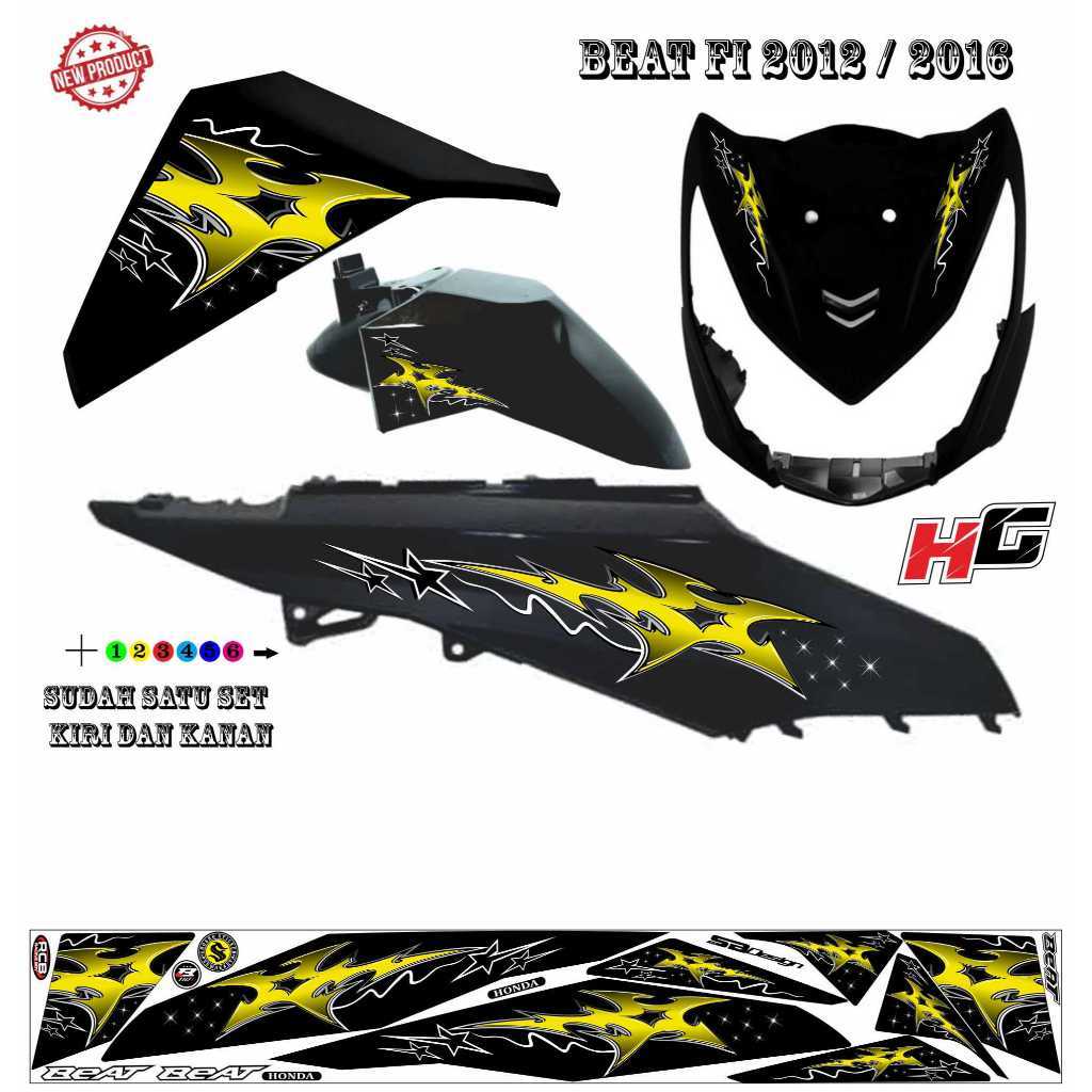 LAMY VARIATION STICKER หลากหลายใหม่ใหม่ล่าสุด BEAT FI 2012/2016 FULL RIGHT LEFT SIMPLE LIST WEATHER 