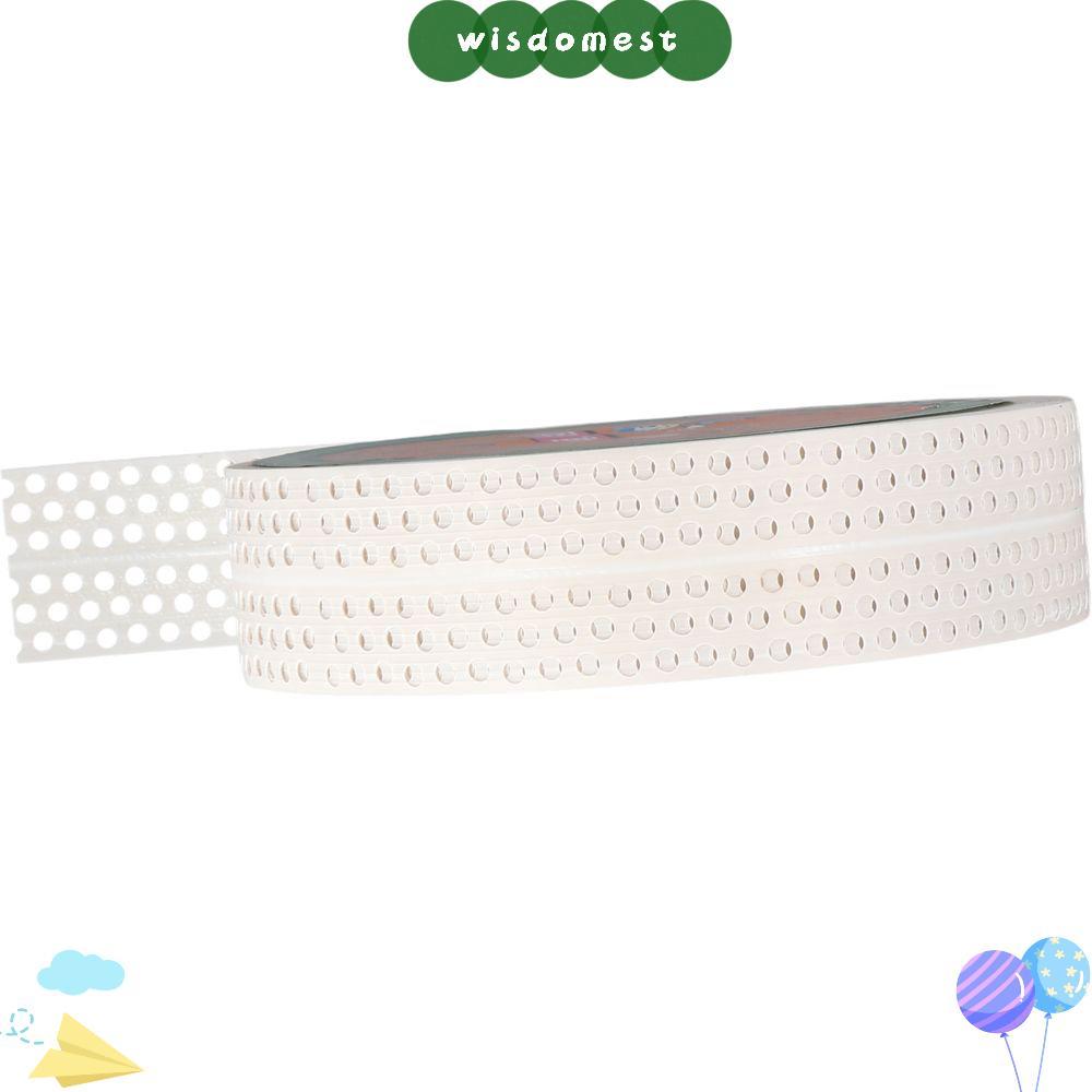 WISDOMEST กาวตนเอง, 2" x 132 PVC Drywall Joint Tape, DIY โครงการอเนกประสงค์ Wall Crack Wall Crack บร