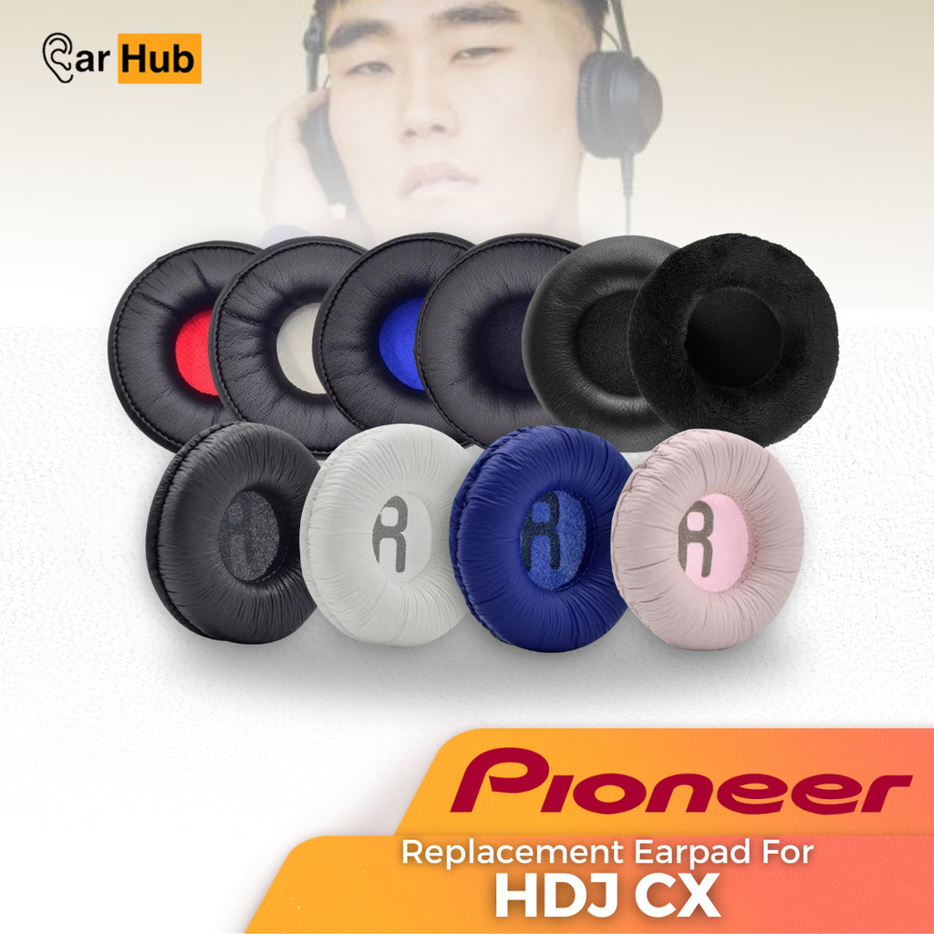 แผ่นโฟมแผ่นรองหูฟัง Pioneer HDJ CX Earcup Pad Earpad โฟม